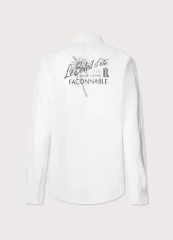 regular fit linen shirt