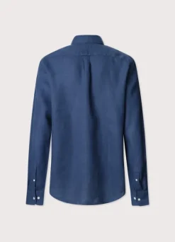 regular fit linen shirt