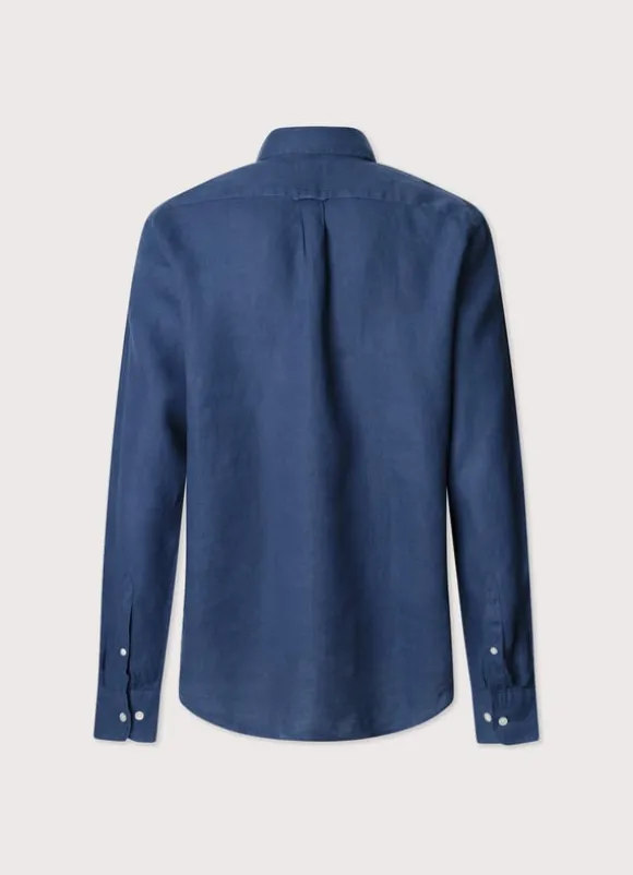 regular fit linen shirt