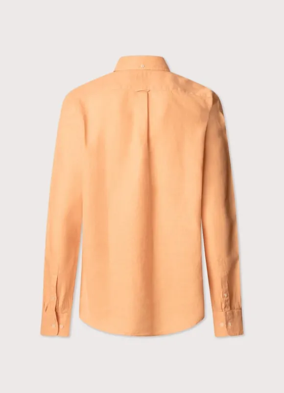 regular fit linen shirt