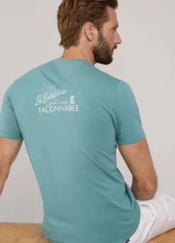 regular fit palm tree t-shirt