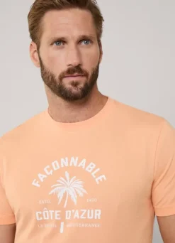 regular fit palm tree t-shirt