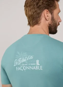 regular fit palm tree t-shirt