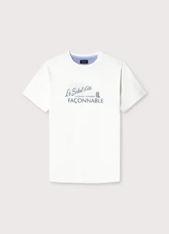 regular fit palm tree t-shirt