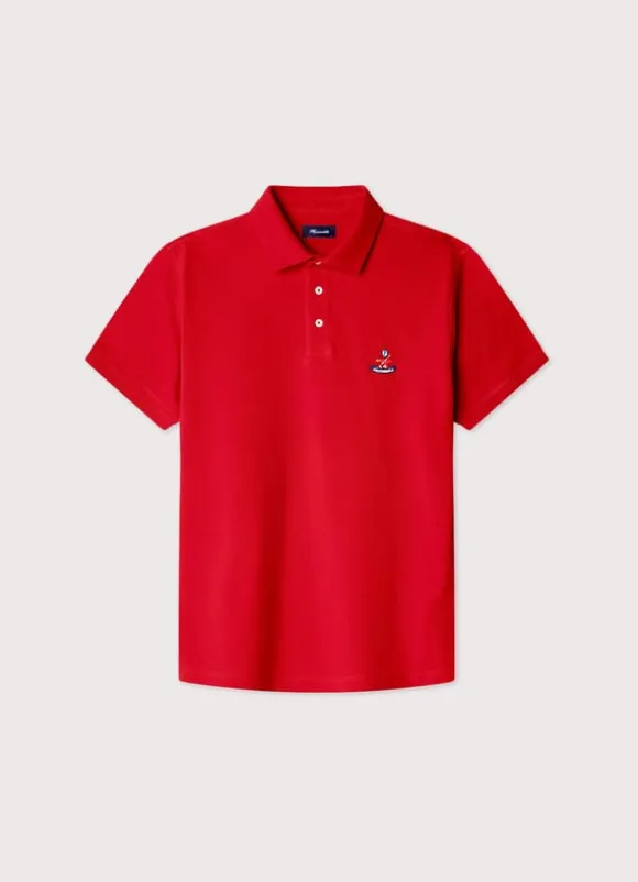 regular fit pima polo