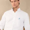 regular fit pinpoint shirt