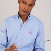 regular fit pinpoint shirt