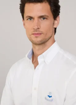 regular fit pinpoint shirt
