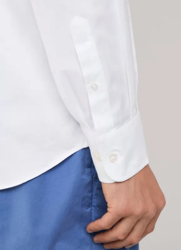 regular fit pinpoint shirt