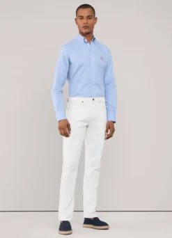 regular fit pinpoint shirt