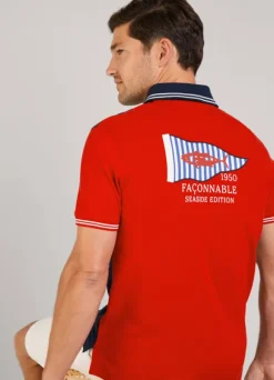 regular fit pique polo