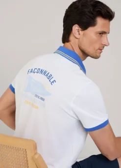 regular fit pique polo