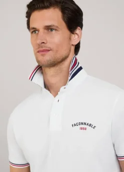 regular fit pique polo