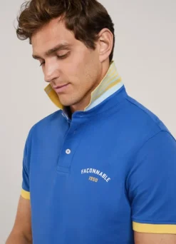 regular fit pique polo