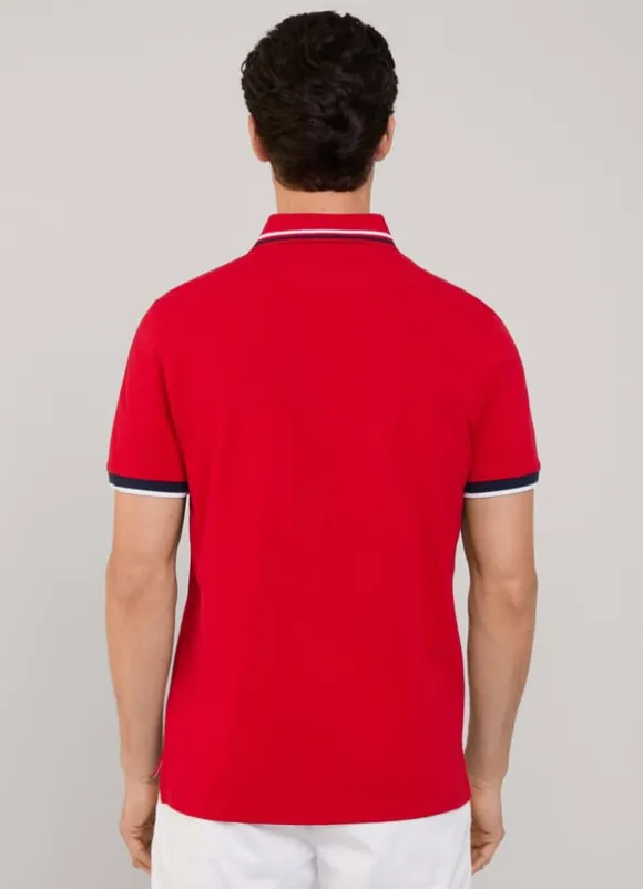 regular fit pique polo