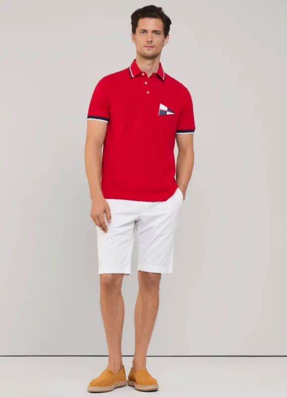 regular fit pique polo