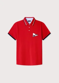 regular fit pique polo