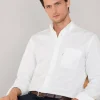 regular fit poplin shirt