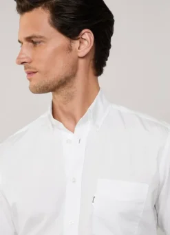 regular fit poplin shirt