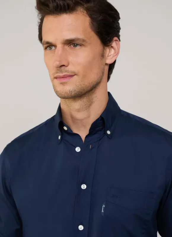 regular fit poplin shirt