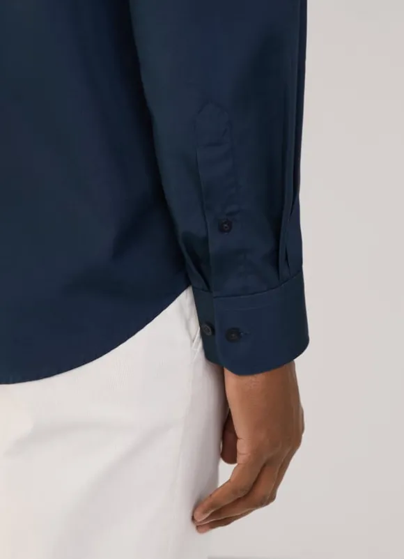 regular fit poplin shirt