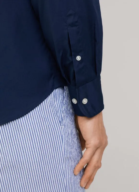 regular fit poplin shirt