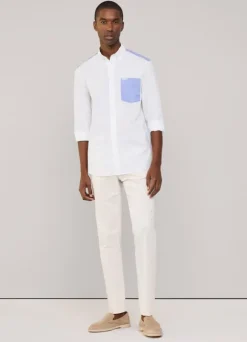 regular fit poplin shirt