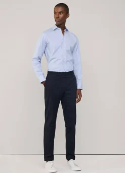 regular fit regimental striped poplin shirt