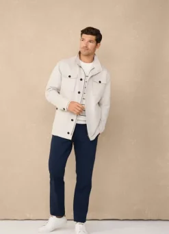 regular fit stretch chinos
