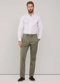 regular fit stretch chinos