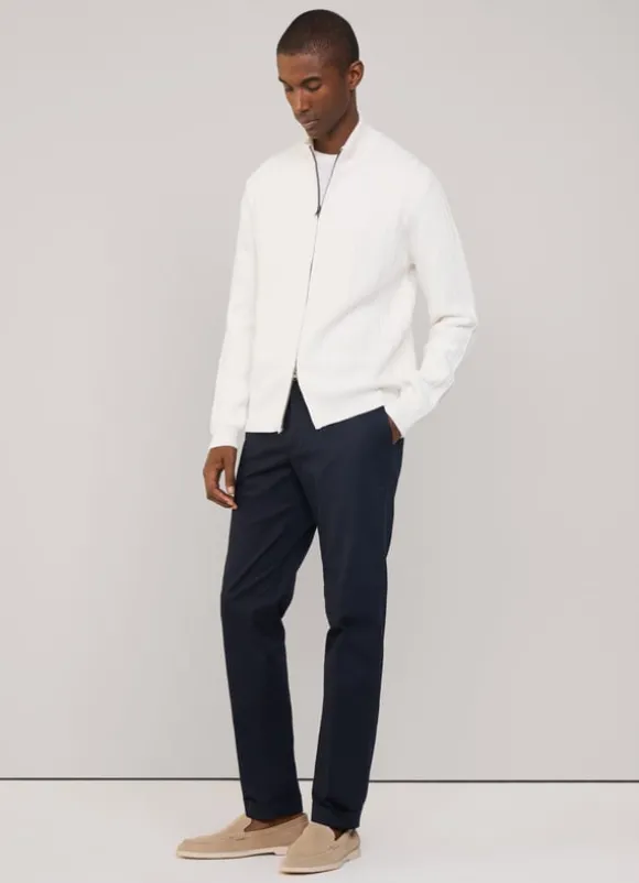 regular fit stretch chinos
