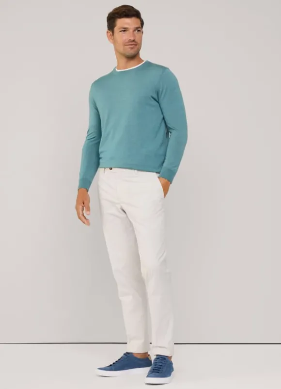 regular fit stretch chinos