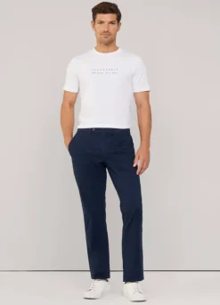 regular fit stretch chinos