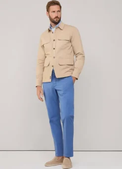 regular fit stretch trousers