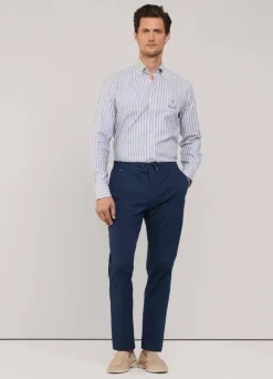 regular fit stretch trousers