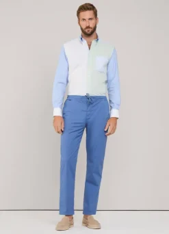 regular fit stretch trousers