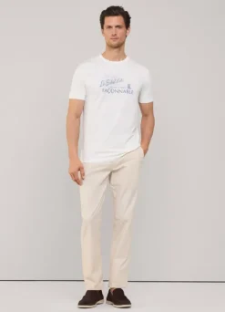 regular fit stretch trousers