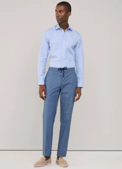 regular fit striped fil a fil shirt
