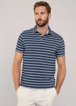 regular fit striped polo