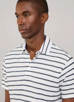 regular fit striped polo