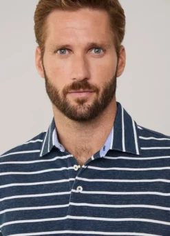 regular fit striped polo