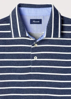 regular fit striped polo