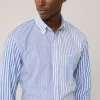 regular fit striped shirt