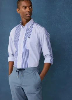 regular fit striped shirt