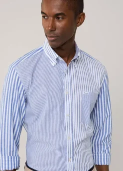 regular fit striped shirt