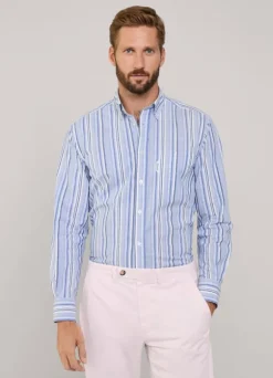 regular fit striped shirt