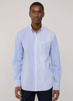 regular fit striped shirt