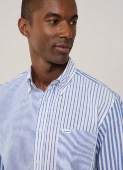 regular fit striped shirt