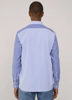 regular fit striped shirt