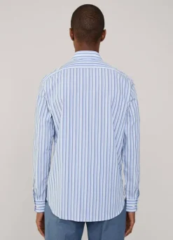 regular fit striped shirt